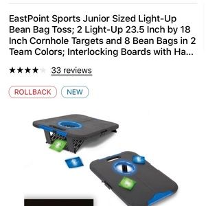 Led Corn hole.only used once.